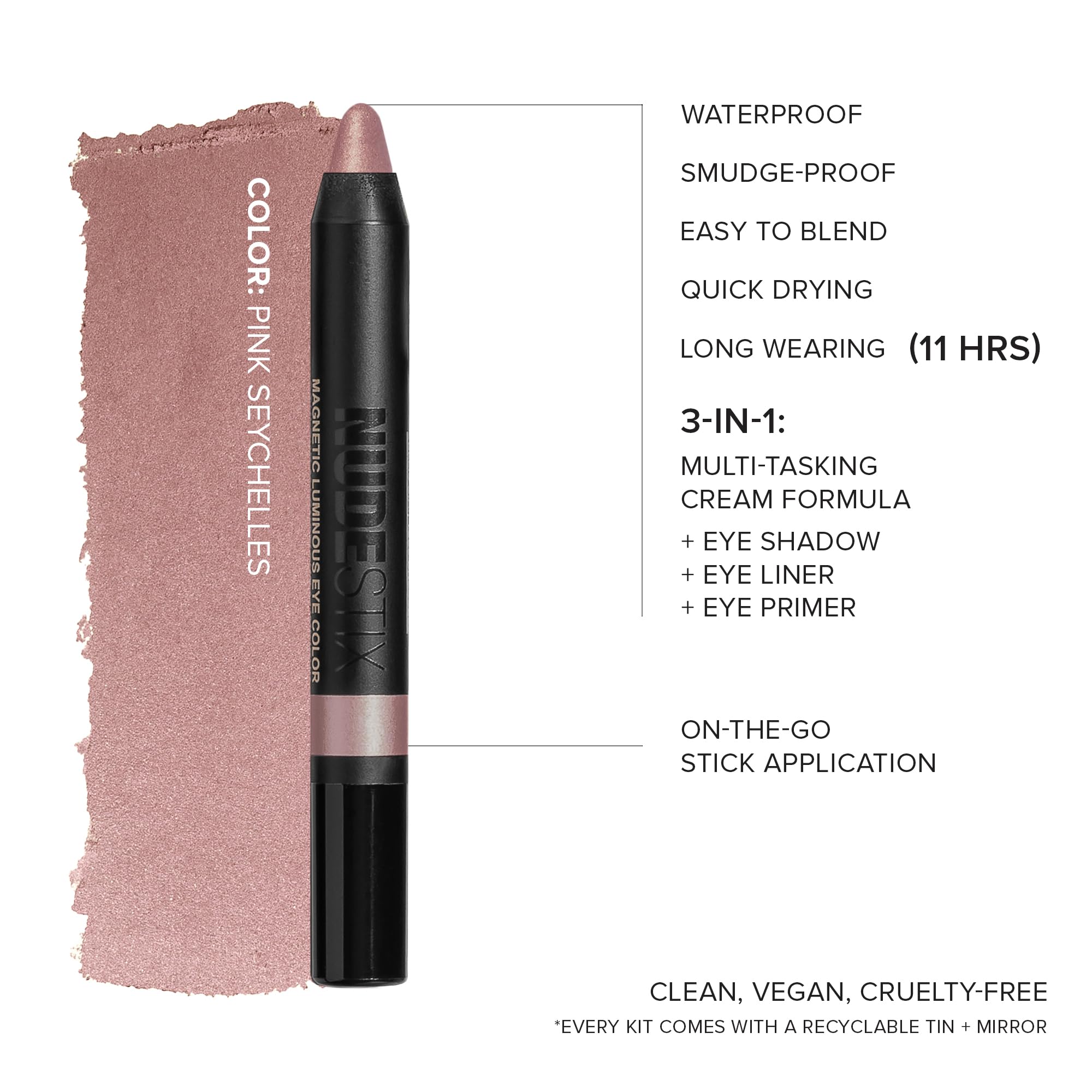 Nudestix Nude Beach Eye Palette 16.8 g - Image 6 thumbnail