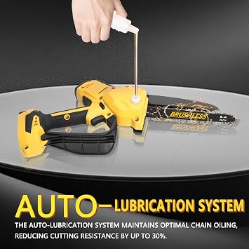 Mini Chainsaw Compatible With Dewalt 20V Battery MAX,8 Inch & 6 Inch Cordless Pruning Chainsaws,1000W Brushless Powered Mini Chain Saw for Tree Trimming (Not Battery)