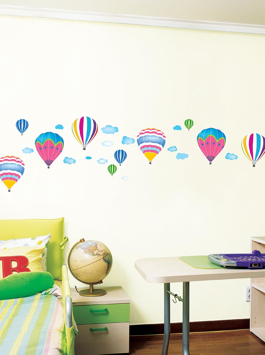 Ambiance Green Barley Field Sticker - Multicolor - 70 X 50 cm