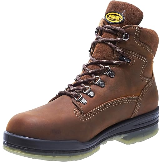 Wolverine Mens Tremor DuraShocks 8" Work Boot, Brown, 10.5 M US
