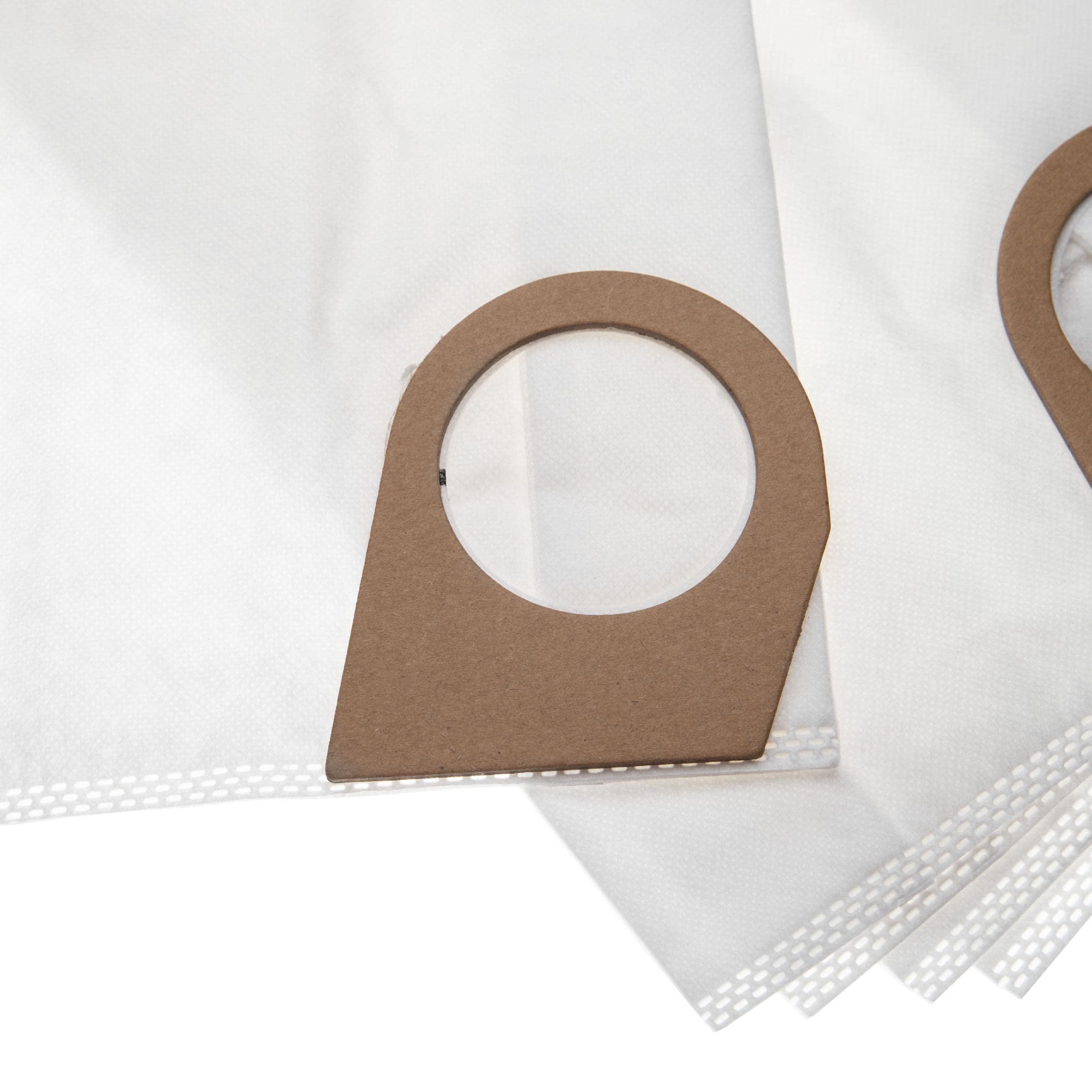 vhbw 50 x worek do odkurzacza kompatybilny z Bosch GAS 1000 RF, GAS 1000 RF Professional, GAS 35 L AFC, GAS 35 L SFC+ - 55,55 cm x 21,85 cm, biały