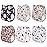 ALVABABY Baby Cloth Diaper 6 Pack with 12 Inserts One Size Cloth Diaper Covers Adjustable Washable Reusable for Baby Girls and Boys
