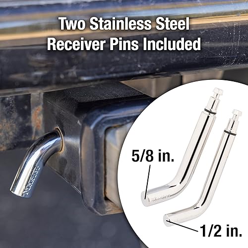 Miniatura 7 de MaxxHaul 50027 - Soporte de enganche para bicicleta, estilo plataforma de 2 bicicletas para coches, camiones, SUV, minivans con apriete de enganche