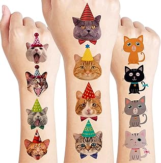 28 Spirit Animal Tattoo Designs That Define You 56 96 PCS Super Cute Cat Cats Pet Pre-Cut Temporary Tattoos for Kids Themed...