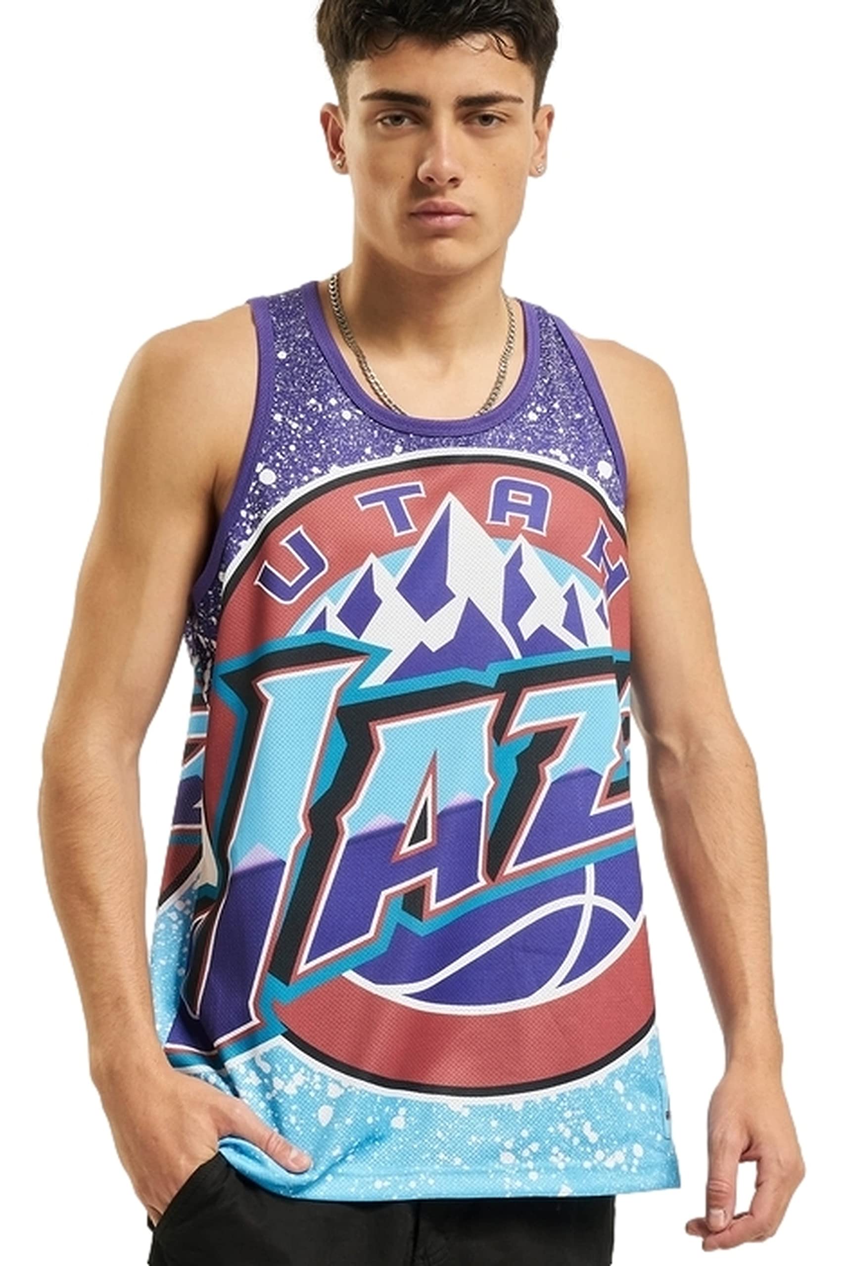 Mitchell & Ness NBA Jumbotron Sublimated Tank Utah Jazz