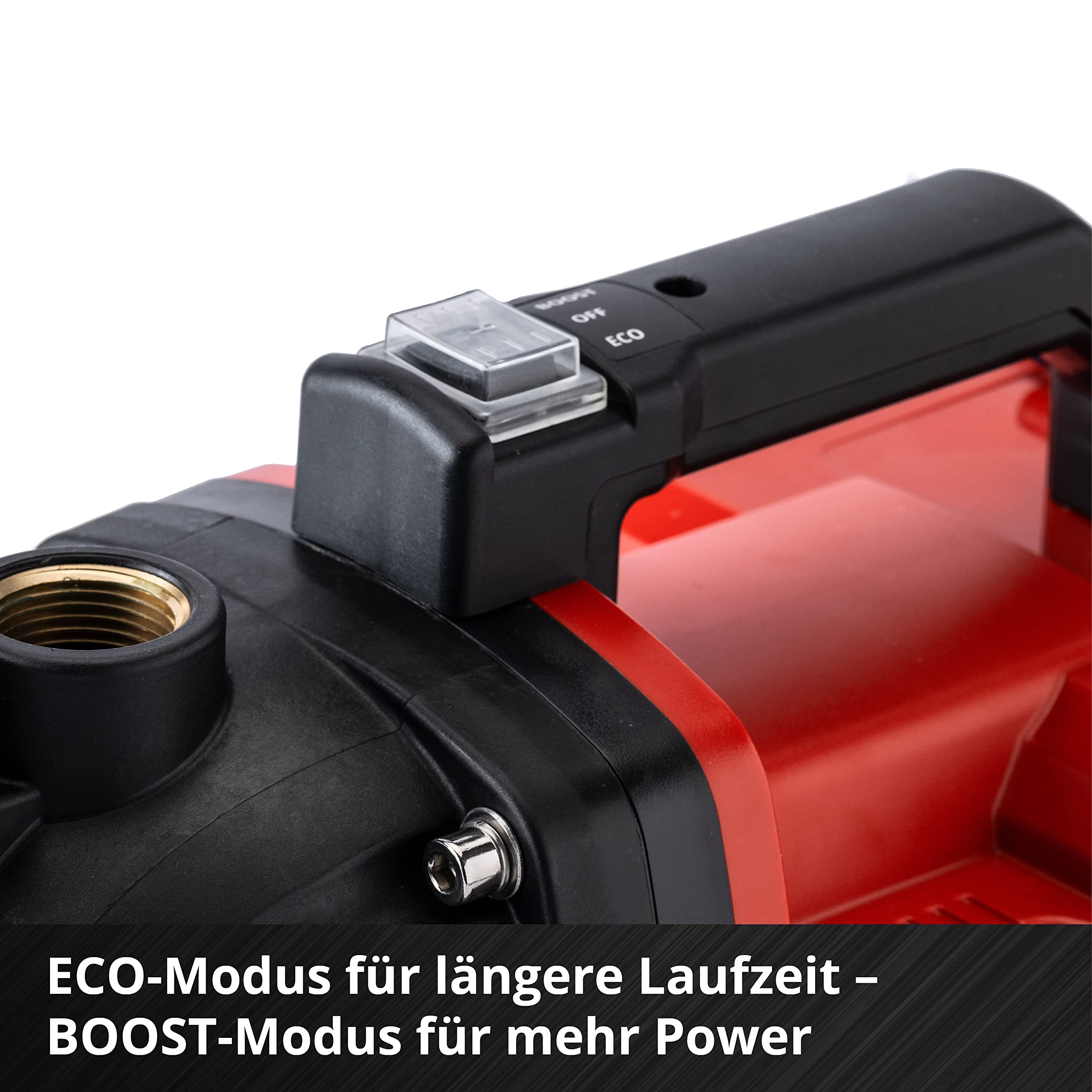 Einhell Akku-Gartenpumpe AQUINNA 36/30 Power X-Change (2 x 18V, 2-Stufen ECO-Schalter, Wassereinfüll- und Ablassschraube, Thermoschutz, Tragegriff, ohne Akkus und Ladegerät)