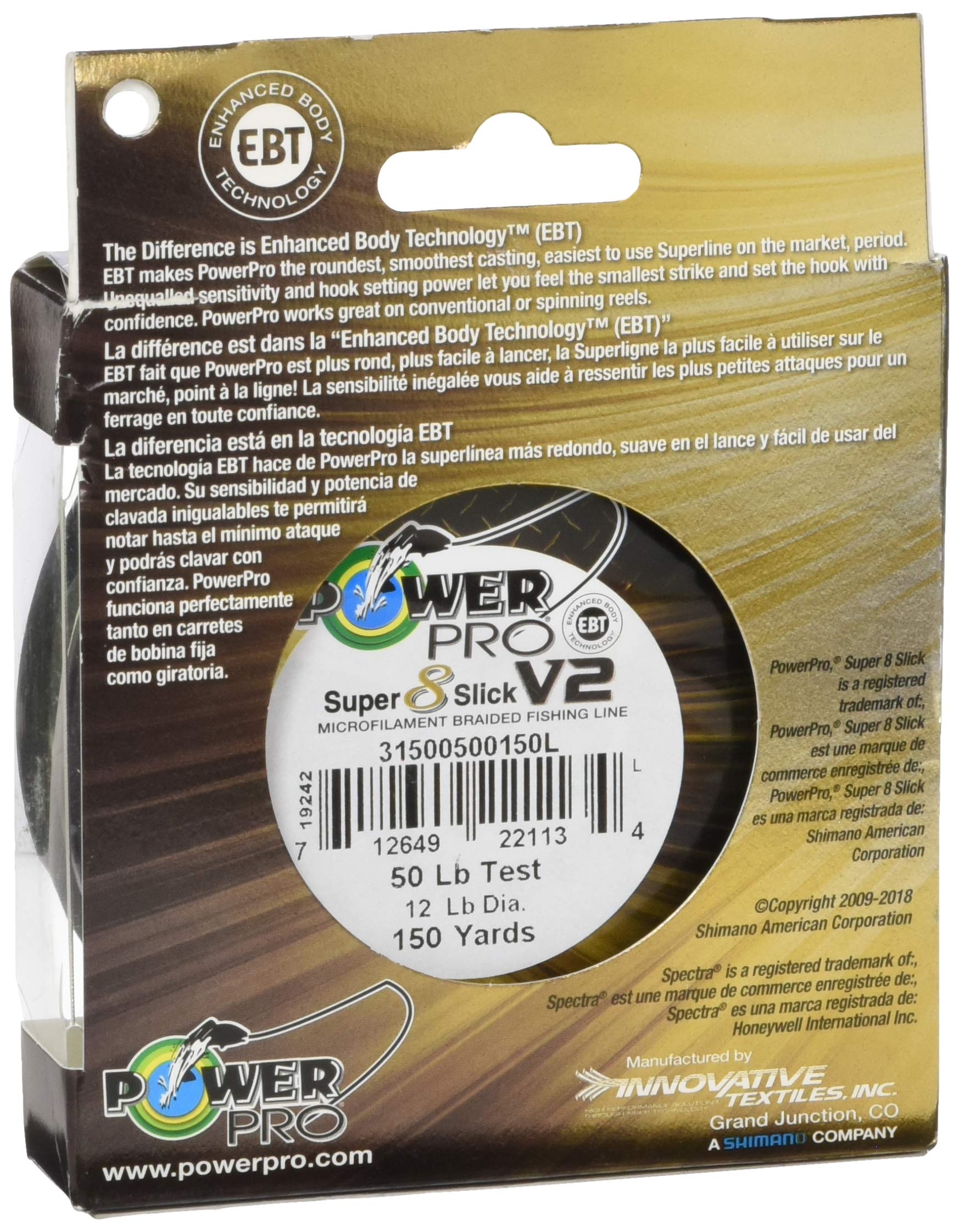 Power Pro SSV2 50 LB X 150 YD Moon Shine