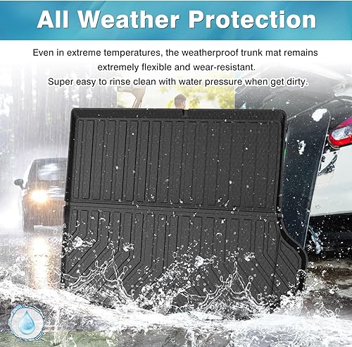 Miniatura 5 de Mixsuper Forro de carga personalizado para Jeep Grand Cherokee 2024 2023 2022, solo para 5 asientos, tapete de carga para todo tipo de clima, forro