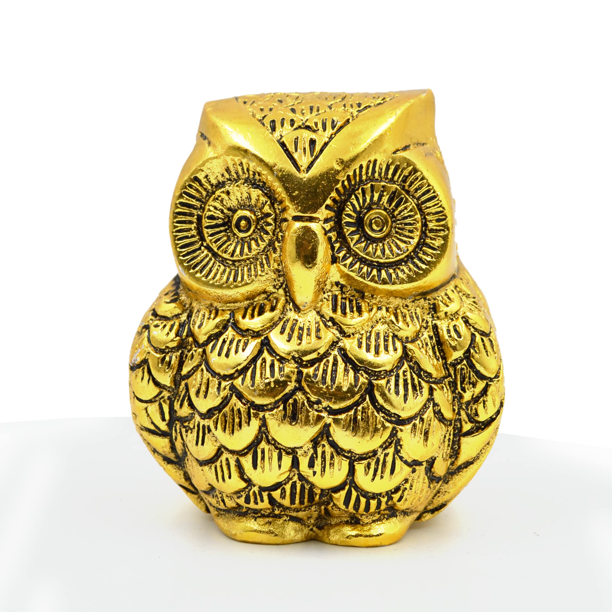 Buy CraftVatika Metal Owl Decorative Statue Showpiece, Handmade Owl