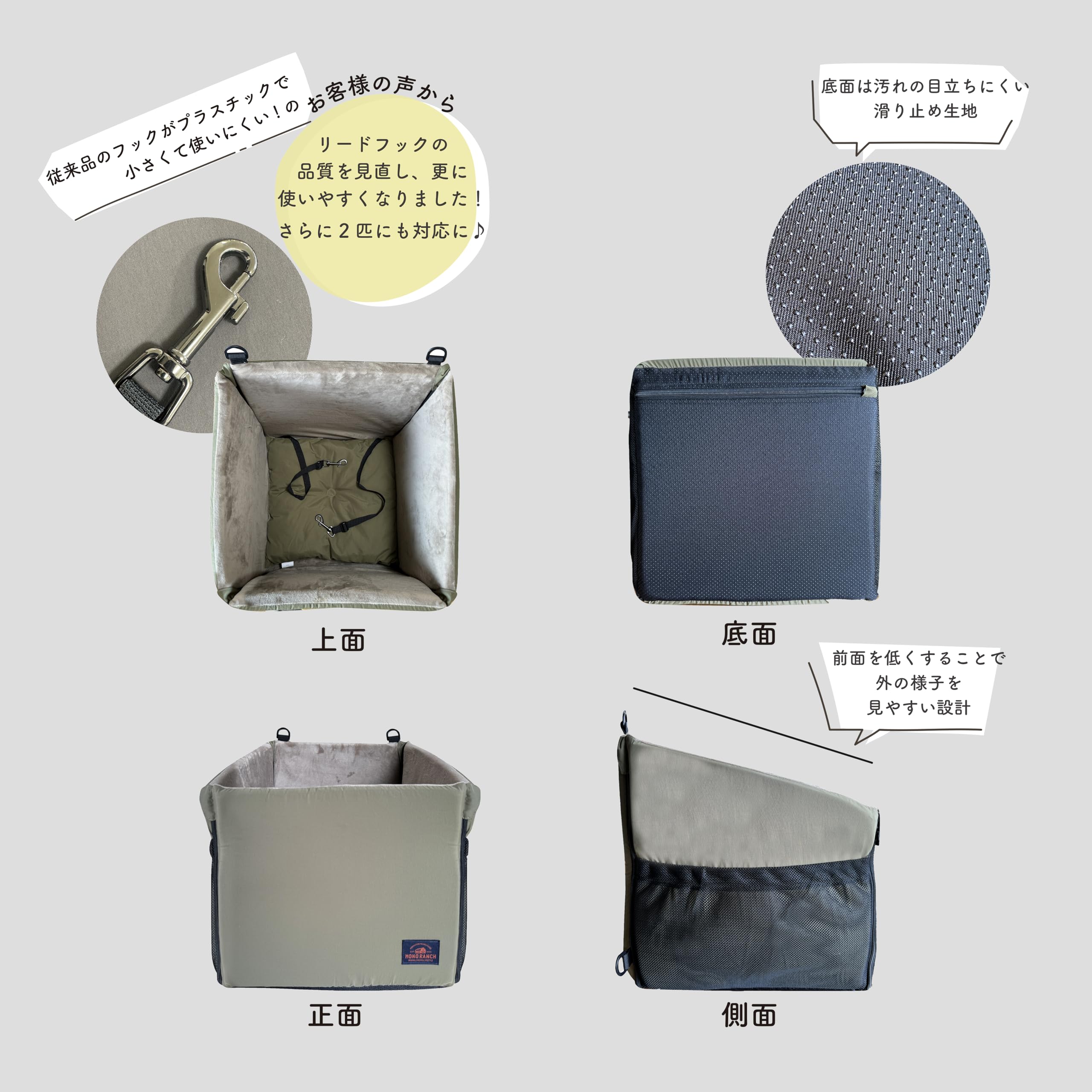 Amazon | ペット用ドライブボックス【防水 ドライブキャリーボックス