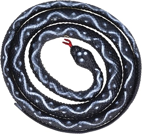 Miniatura 7 de plplaaoo Juguete de serpiente falsa, serpiente realista, figura de serpiente de coliflor de boa simulada, figura de serpiente de plástico