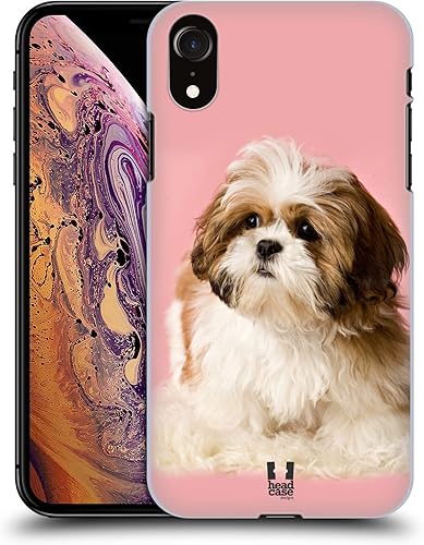 Head Case Designs Shih Tzu - Carcasa rígida para perros populares de razas de perros compatibles con Apple iPhone XR