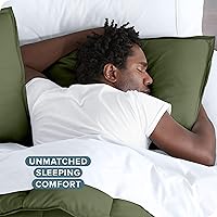 Vista 246 de Bare Home Funda de edredón extra larga – Premium 1800 súper suave – Funda de edredón ligera y fresca – Ropa de cama suave y transpirable