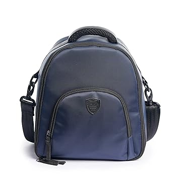 Premium Insulated Lunch Bag with Bottle & Spoon Holder/Perfect Tiffin Box Bag for Office Men Women Kids Picnic (Blue)