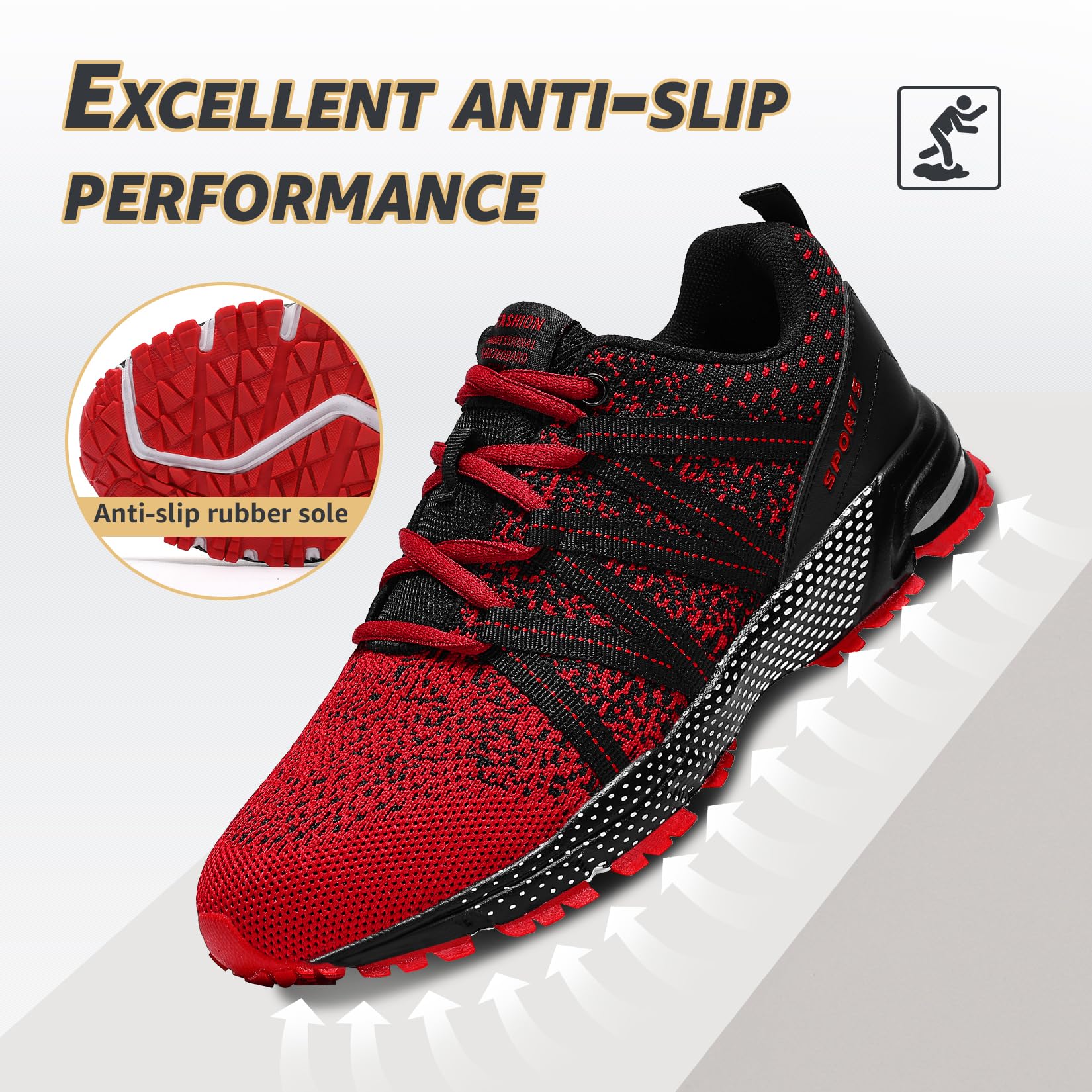 ASHION Baskets et Chaussures de Sport Homme Running Sport Chaussures de Course 1102