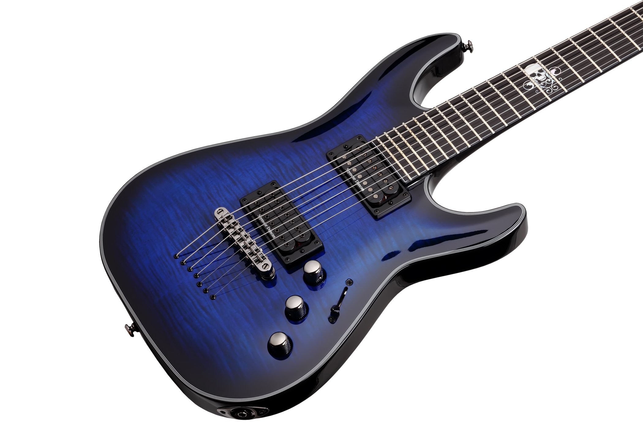 【激歪】Schecter シェクター BLACKJACK ATX セットネック Schecter C7 ATX ABSN Blackjack Electric Guitar - Aged Black Satin