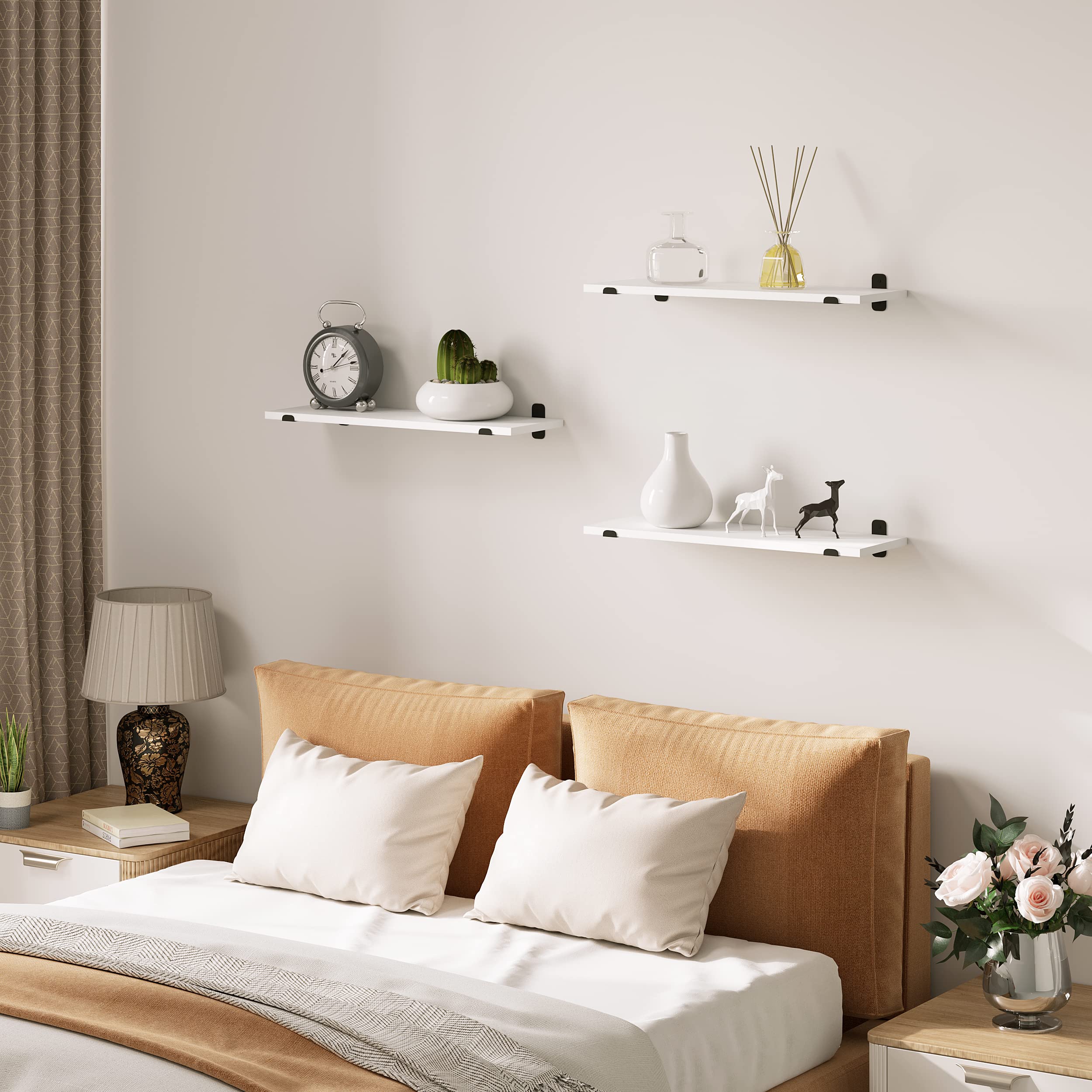Home Creation Living 3-Delige Zwevende Boekenplank Aanbieding bij ALDI