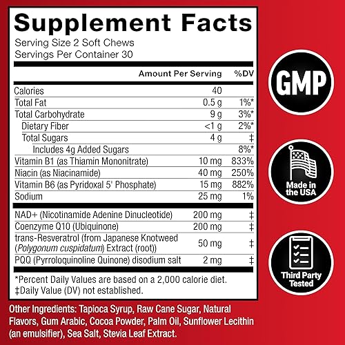 Miniatura 7 de Force Factor NAD+ Longevidad, apoya la energía celular y la reparación, fórmula antienvejecimiento con soporte antioxidante, promueve la salud