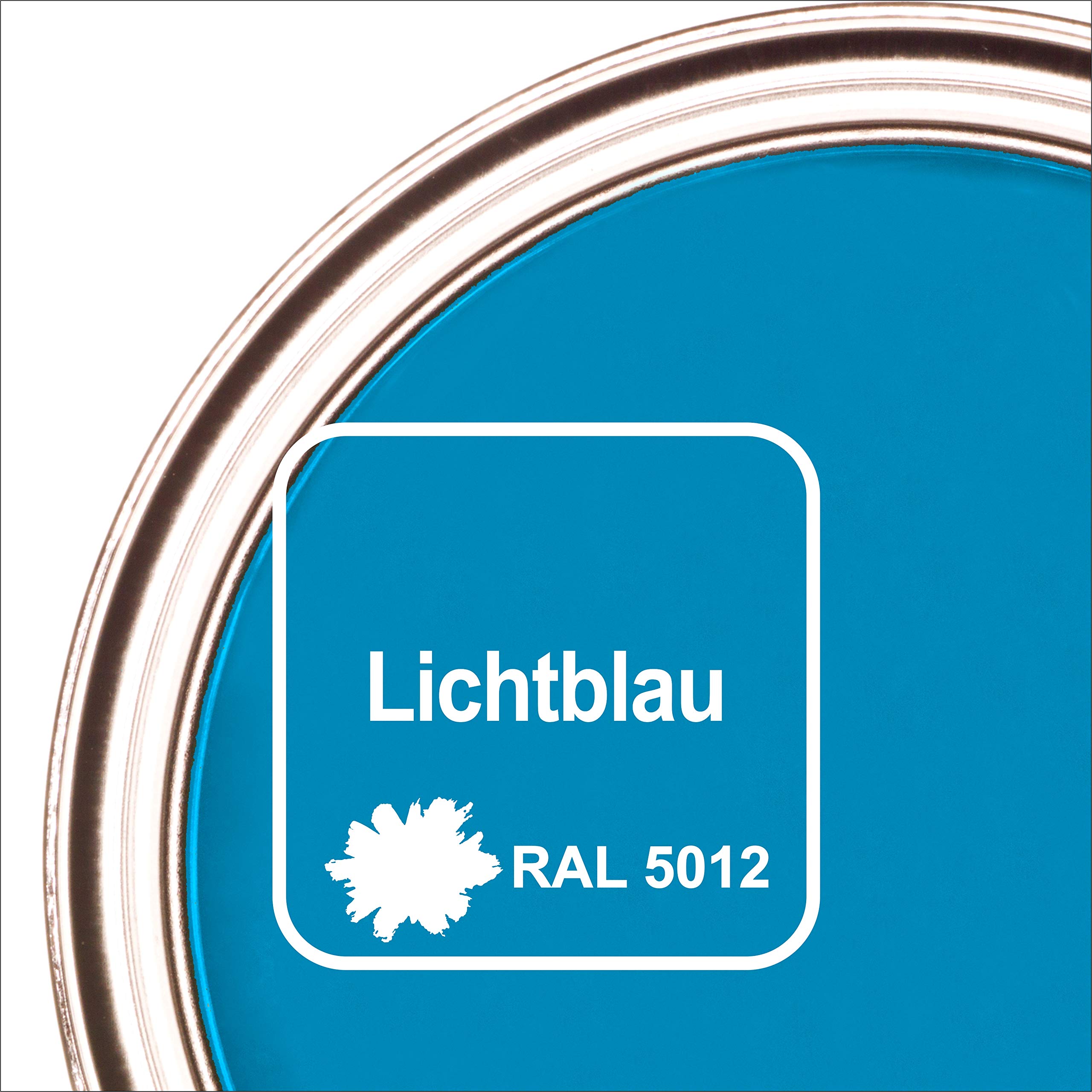 CAIRCON 2K Poolfarbe Schwimmbadfarbe für Betonbecken, wetterfest - Lichtblau 2,5kg