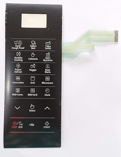 Able CE76JD Microwave Oven Membrane Keypad Black