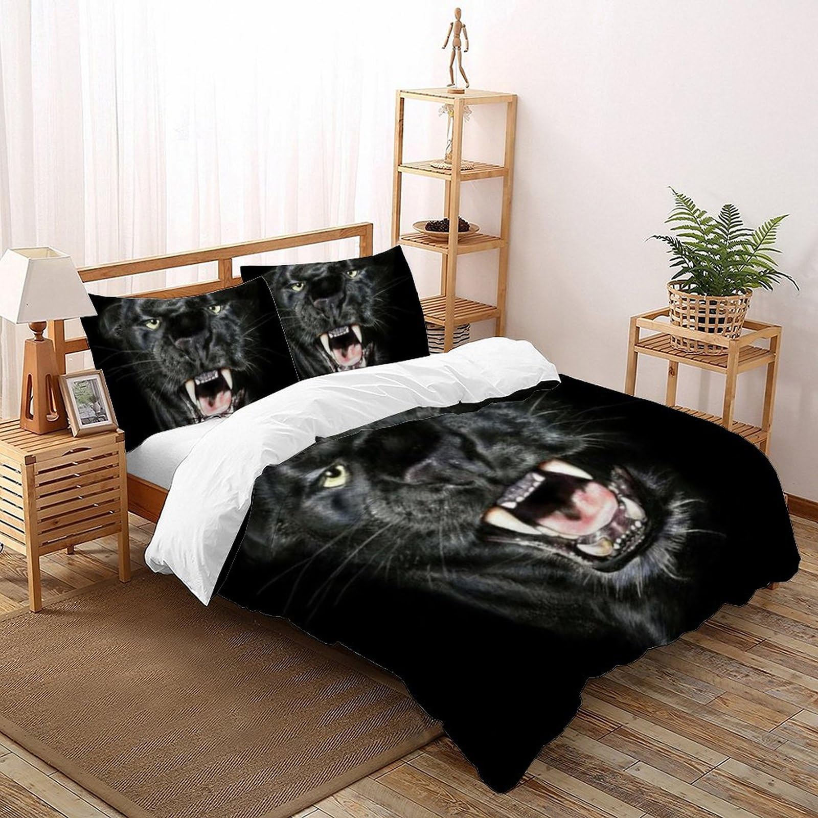 Housse de couette guépard 200x200 cm pour transformer la chambre des enfants