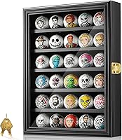 Vista 32 de JupDec Caja de exhibición de béisbol - Soporte de cubo transparente para pelotas de béisbol con base de madera, caja de soporte para autógrafos