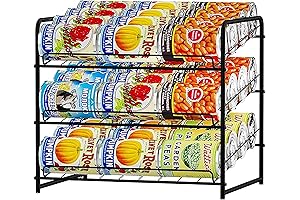 Simple Trending Stackable Can Rack Organizer for Pantry and Kitchen