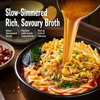 Potato & Wheat Noodle Mix 245g Spicy Hot Pot Style, Chewy & Hearty