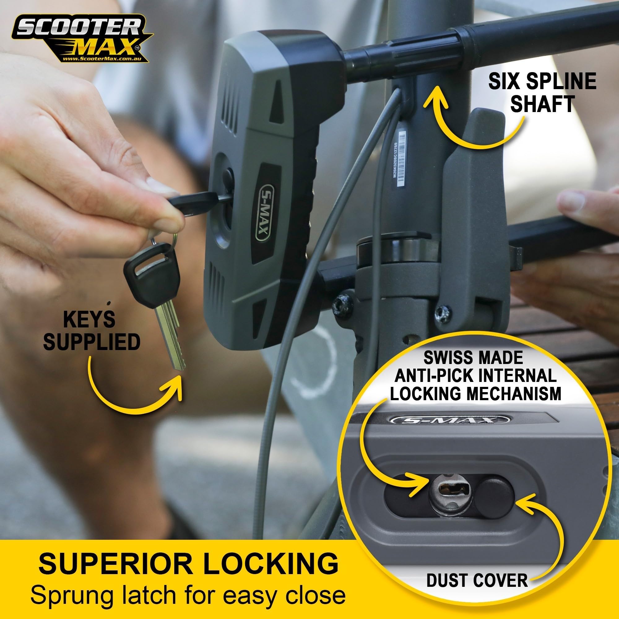 Electric Moped Schwinn Bike Locks Heavy Duty Anti Theft, Lock For