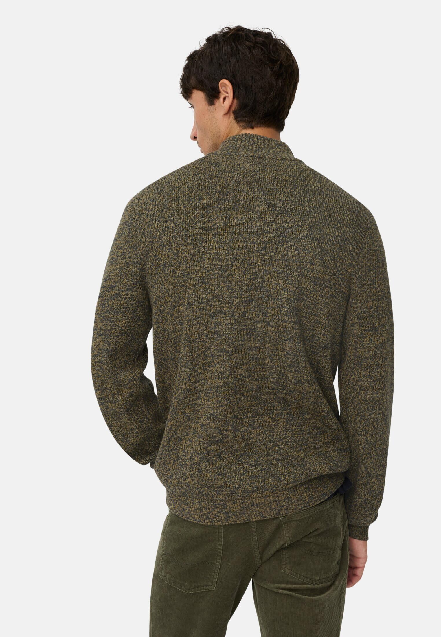 camel active 409530-6k06 sweter, zielony leśny, rozmiar L męski, Zielony las, L