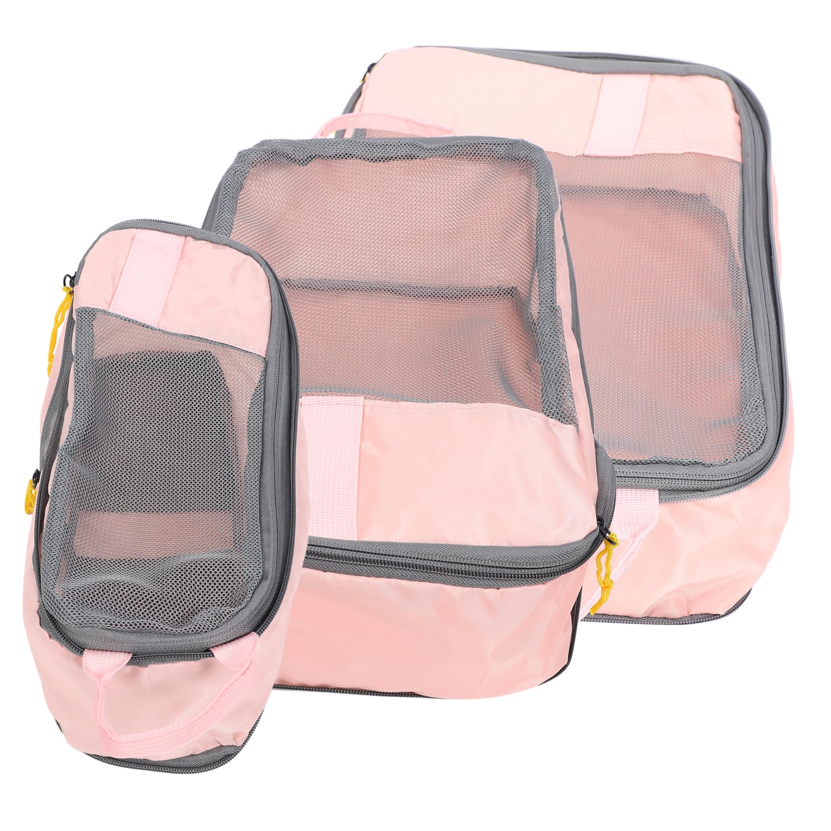 FOMIYES 3piezas Cubos De Embalaje Compresión para Viaje Bolsas De Almacenamiento para Equipaje Organizadores De Maletas para Artículos Esenciales De Viaje