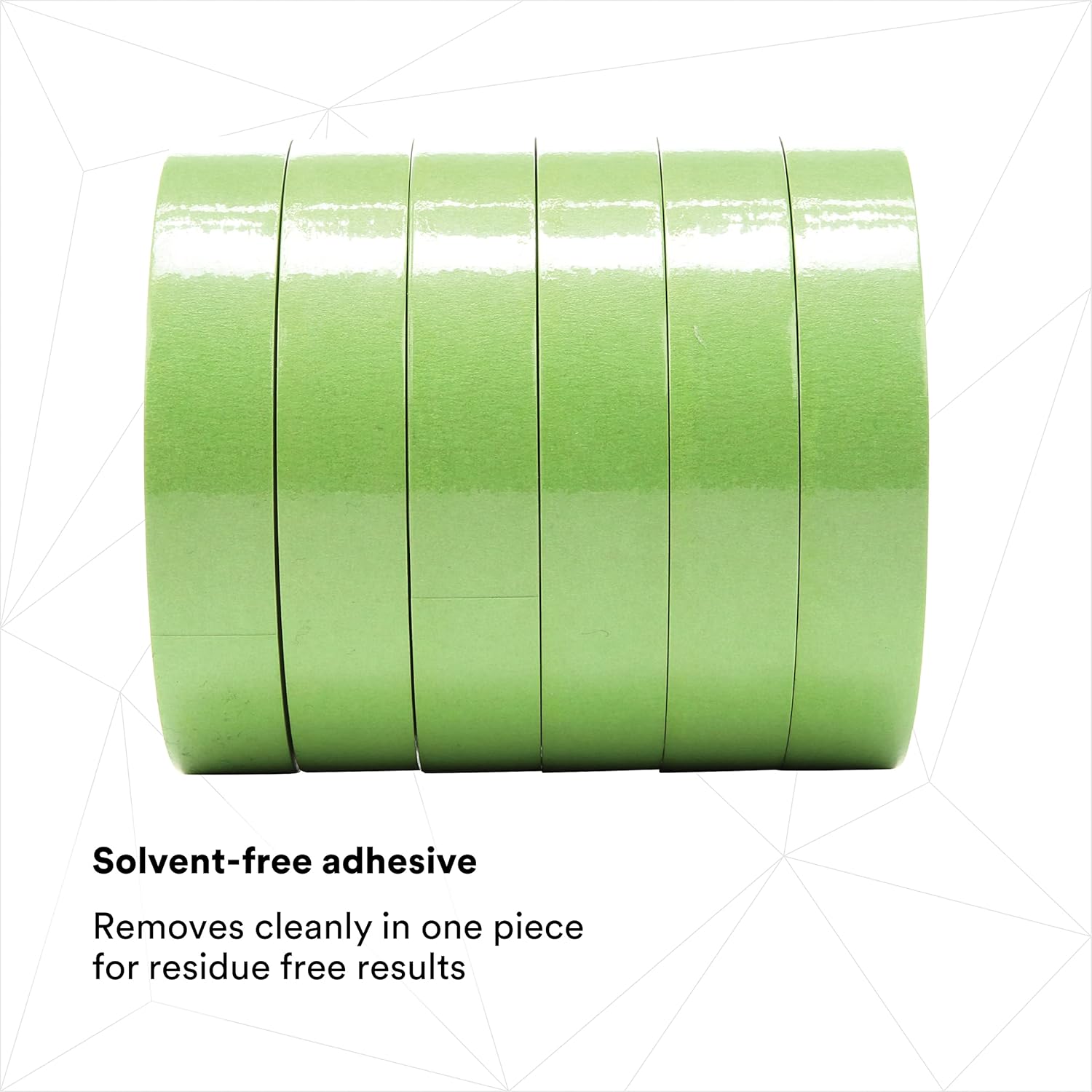 3M High Performance Green Masking Tape 401+, Superior Adhesion, Clean Removal, Highly Conformable, Paint-Bleed Resistant, 24 mm x 55 m, 6.4 mil, 24/Case Bulk