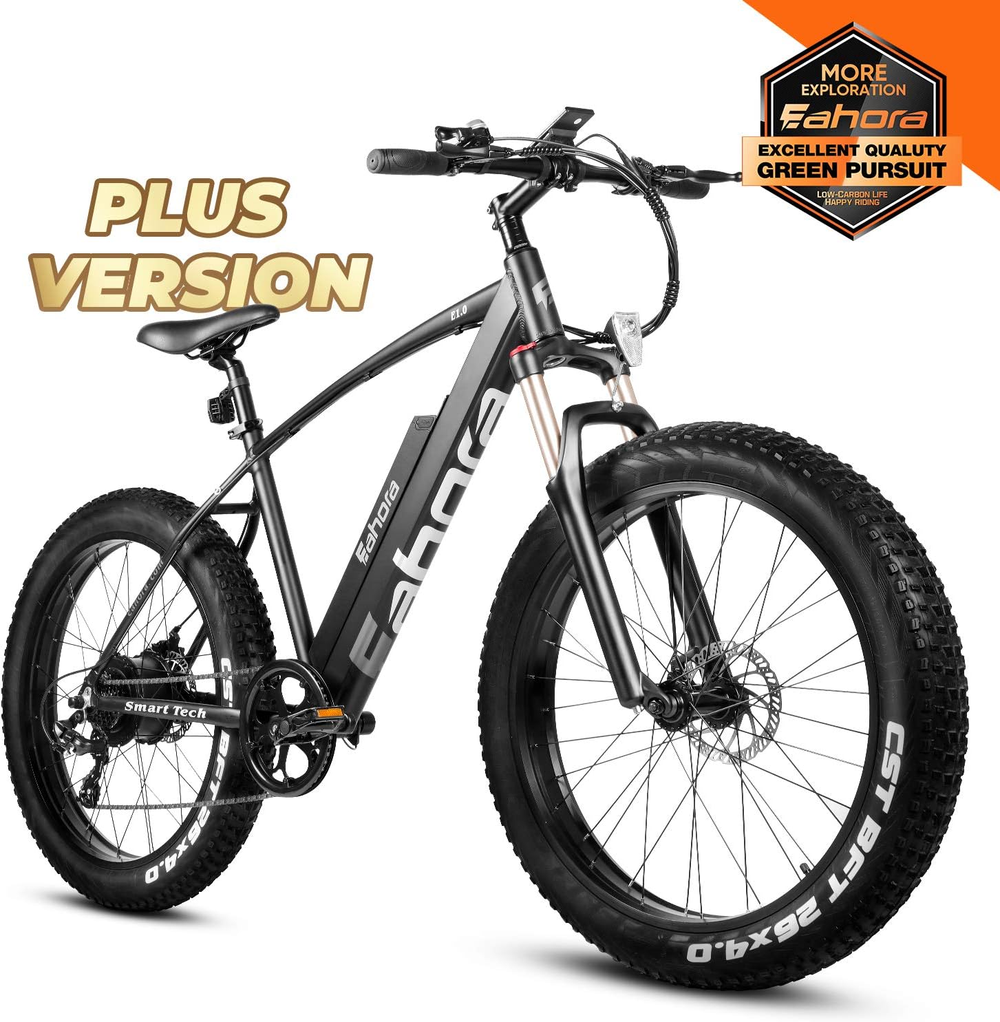 4.0 26 Bicycle Snow Bike Electric Aluminum Tire Fat Plus XC200 Eahora