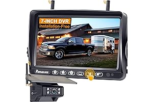 Wireless Backup Camera with Monitor for RV, No Install Needed