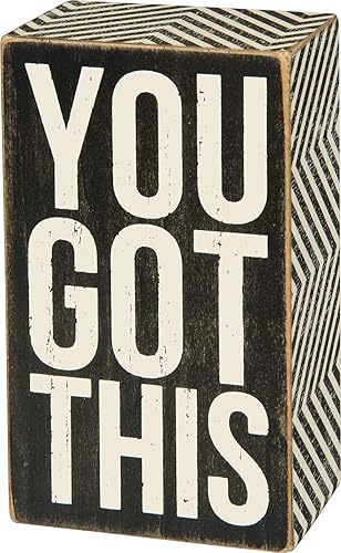 Primitives by Kathy Mini cartel de caja, 3 x 5 pulgadas, You Got This (14160317)
