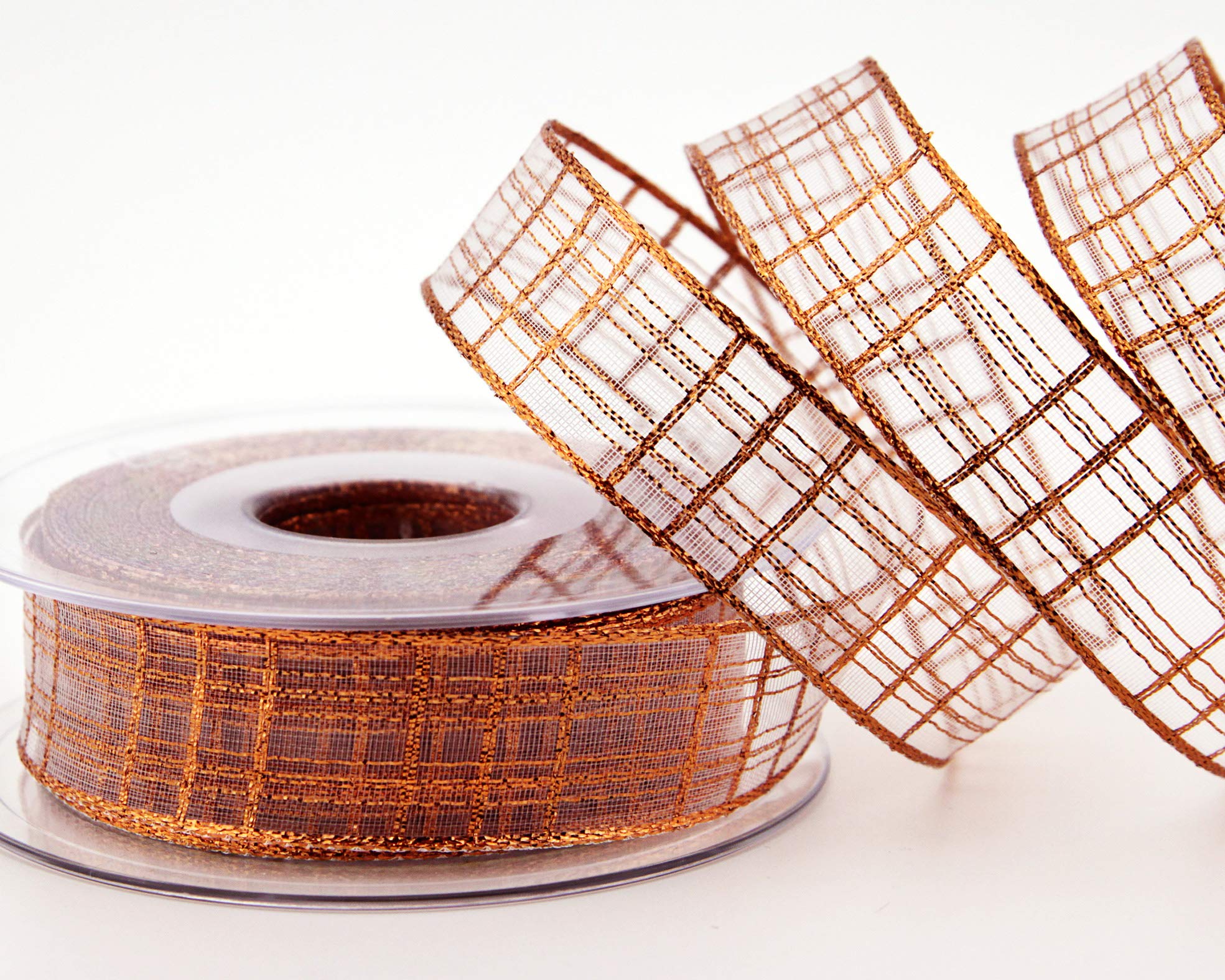 Cinta de cobre Alexander finemark para decorar mesas de Navidad y bodas rústicas