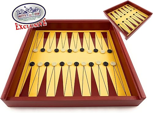 Miniatura 4 de Ajedrez exclusivo de lujo 10 en 1, damas, ta te ti, backgammon, juego de molino, juego roll Em, insanity, damas chinas, Mancala y palillos chinos.