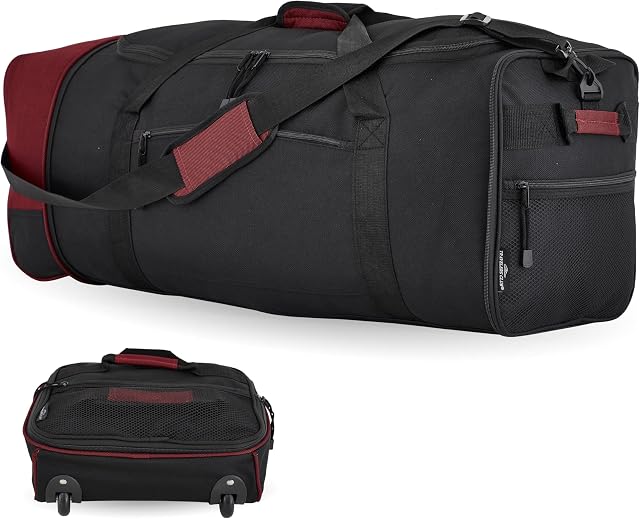 Travelers Club 32" Duffel à rouleaux extensible