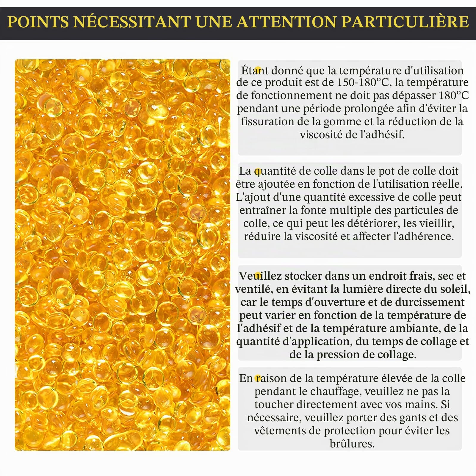 YUCHENGTECH Granulés de Colle Thermofusible 5kg pour Placage de Chants - Colle Granulaire pour Plaqueuse de Chants
