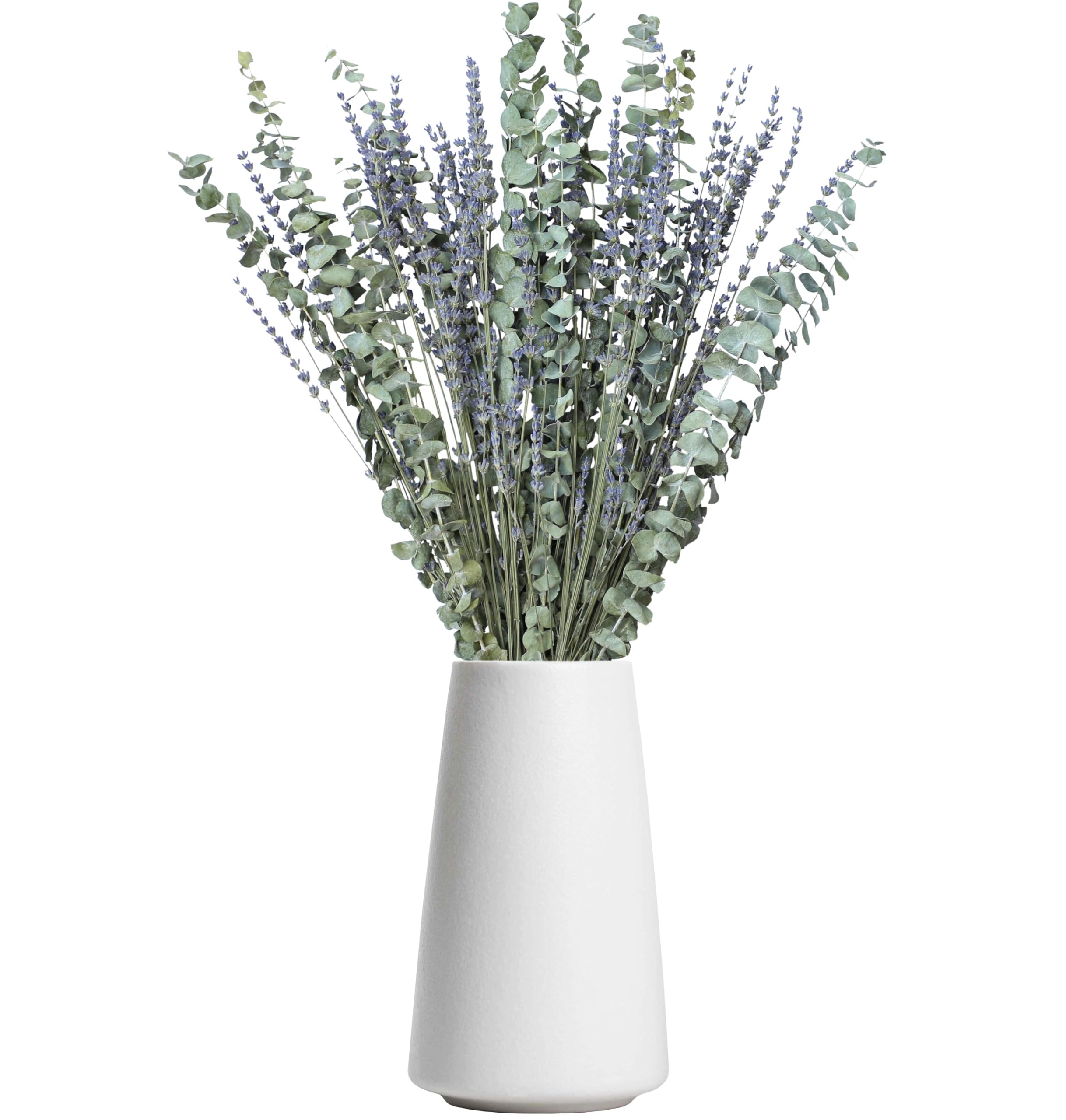 Photo 1 of 110 PCS Mix Natural Dried Lavender & Eucalyptus Flowers Bundles for Shower, Bathroom Decor 15-17'' Real Eucalyptus Leaves Stems, Fresh Plants Home Fragrance