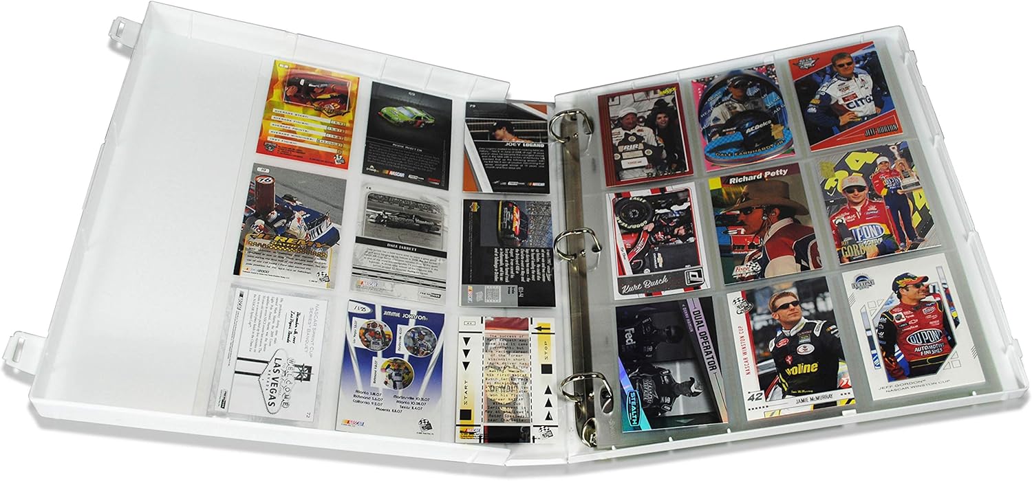 UniKeep Nascar Themed Collectible Card Storage Binder, 360 Card Capacity (Car)