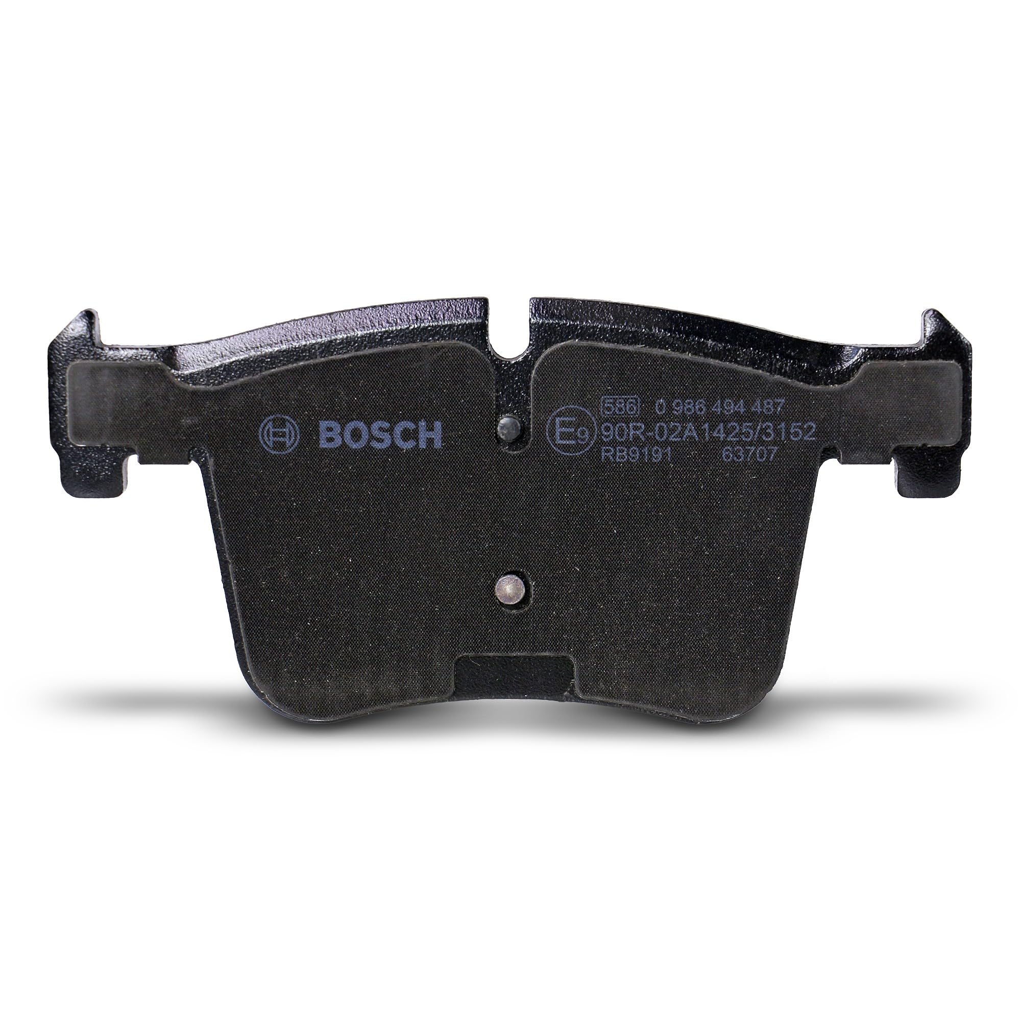 Bosch BP1408 - Pastiglie Freni Auto, Delantero - Calidad Bosch - Reducción de Ruido y Polvo - Certificación ECE-R90 - Sin Cobre - 1 Juego de 4 Pastillas