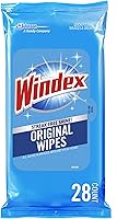 Vista 1 de Windex - Toallitas de limpieza para vidrio y multisuperficie, 28