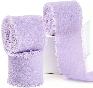 Lavender Chiffon Ribbon 1.5" x 21 Yd