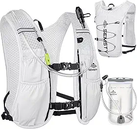 Colete de hidratação de corrida 5L, pacote de colete de corrida com bexiga de água de 1,5 L, mochila de água leve para caminhadas, corrida, ciclismo