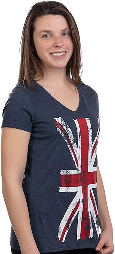 Miniatura 2 de Bandera de la Unión Jack Reino Unido Reino Unido Gran Bretaña mujeres británicas camiseta camiseta camiseta