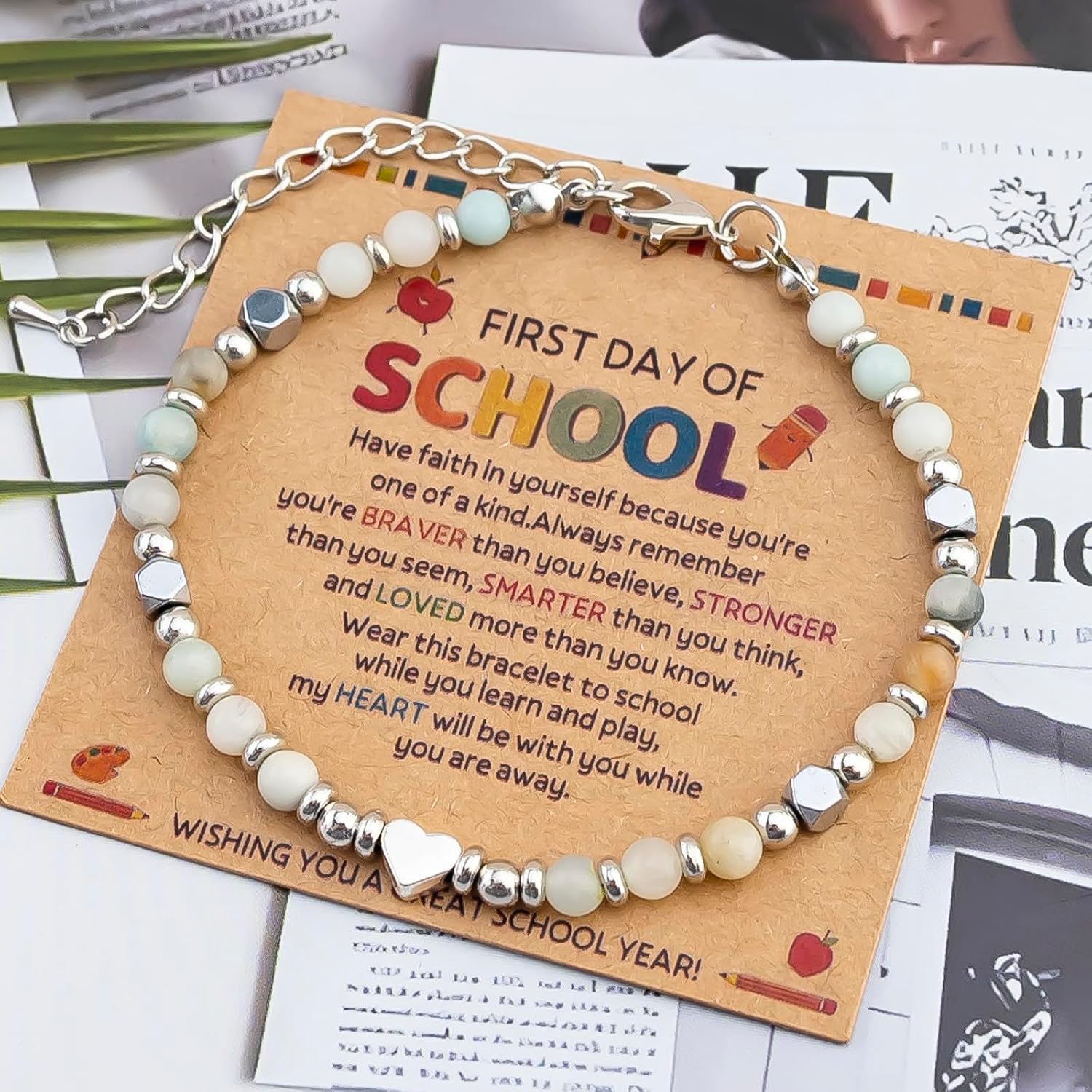 First Day Of School Bracelet Back To School Bracelets For Students image 4
