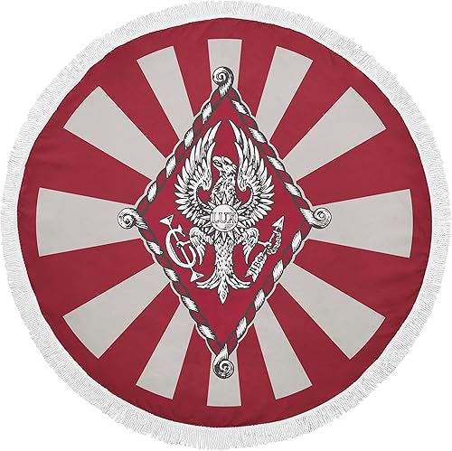 Miniatura 10 de greeklife.store Kappa Kappa Gamma Sorority - Toalla de playa redonda (60 pulgadas), de gran tamaño, súper absorbente, sin arena, gruesa toalla para