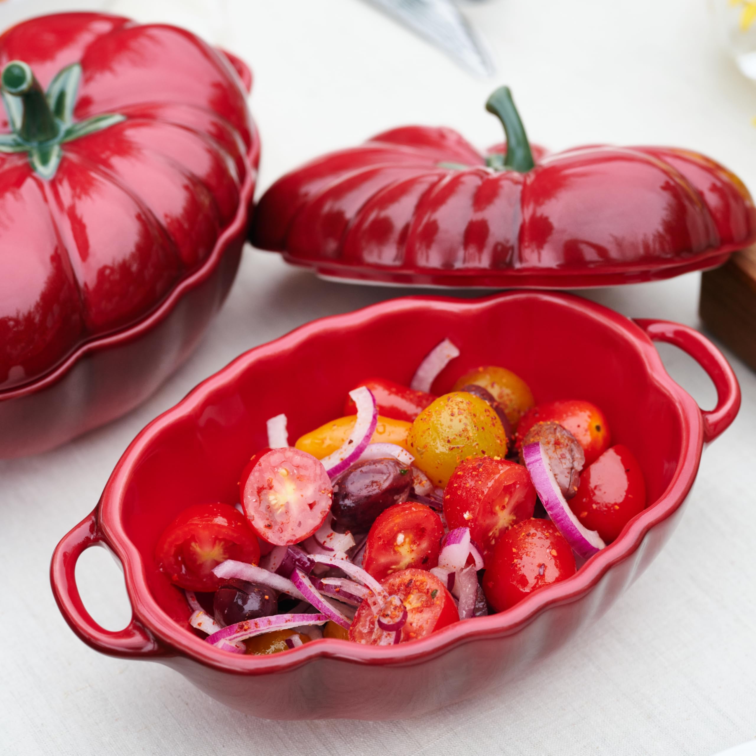Staub Tomato Cocotte - Small Dutch Oven -3