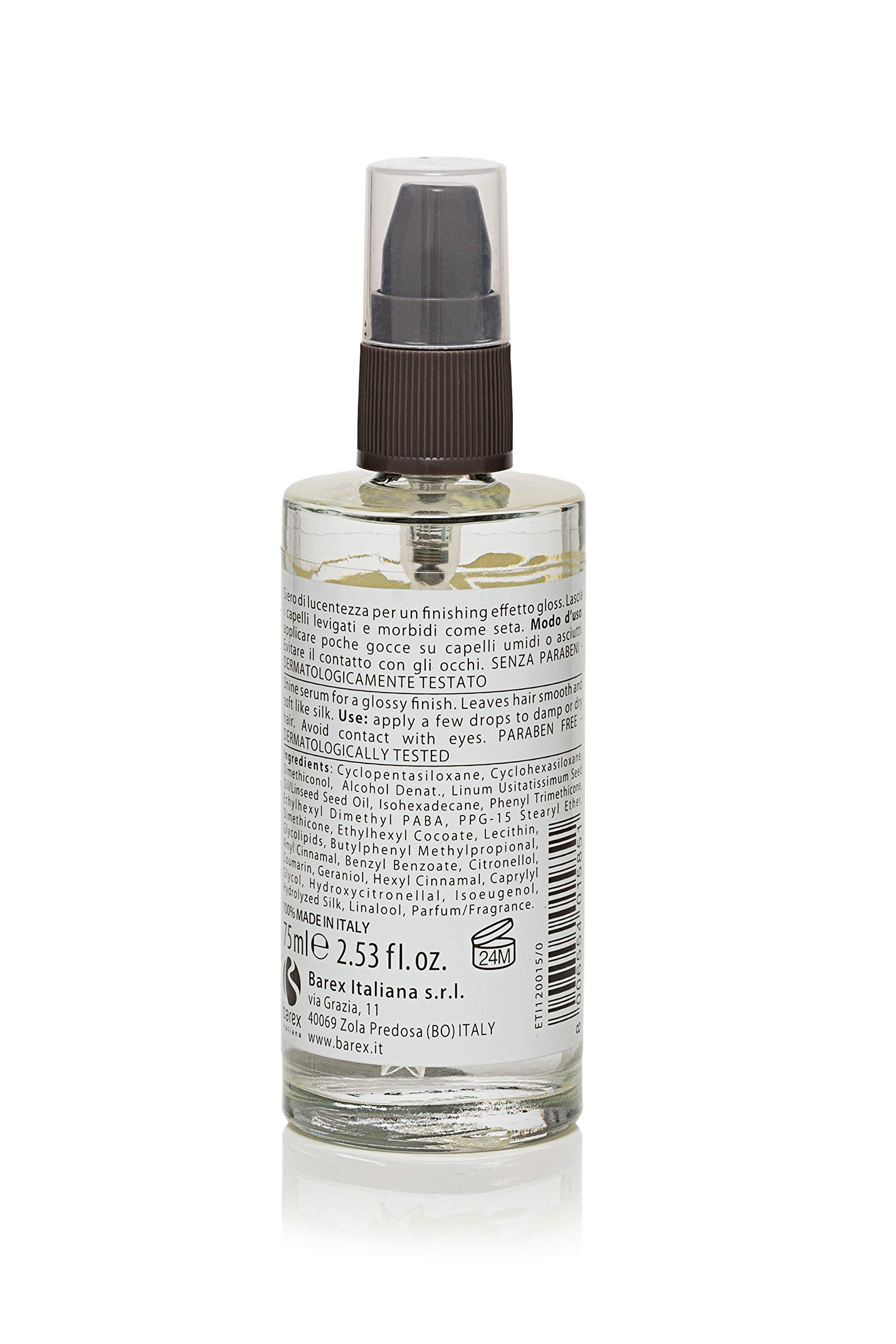 Barex Oliocapelli, Oro Di Luce Cristalli, 75Ml